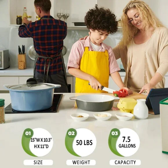 3Pack Reusable Grocery Bags w/ Reinforced Bottom & Handles(1-Tote + 2-Insulated) - Picture 13 of 13